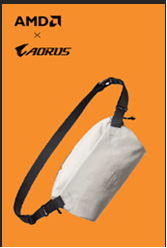 Gigabyte AORUS AMD Sling Bag | Gigabyte Sling Bag | Grey
