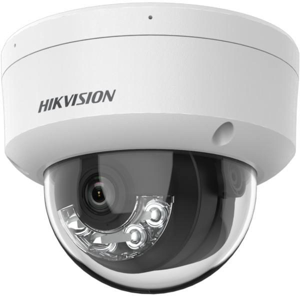 Hikvision DS-2CD2387G2H-LIU F2.8, J Black,, DOME, 8MP, 2.8mm(102°), Hybrid light, IR+LED pašv., ColorVu + AcuSense, integruotas mikrofonas, | Hikvision