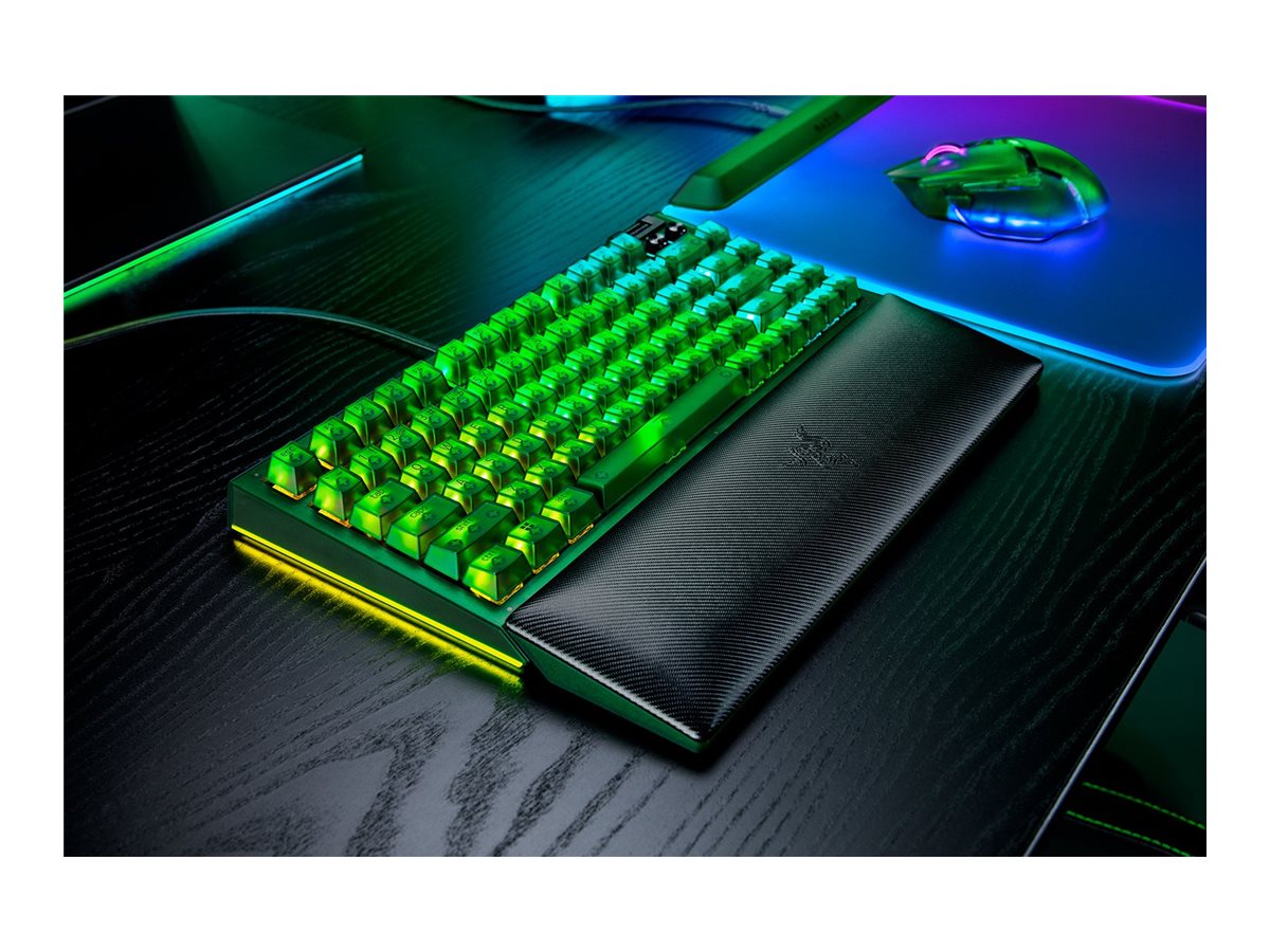 Razer | BlackWidow V4 75% | Mechanical Gaming Keyboard | Wired | US | Chroma RGB | Phantom Green Edition | Mechanical Switches - Image 11