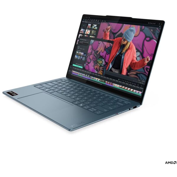 Lenovo Yoga Slim 7 14AKP10 14 WUXGA AMD AI R5 340/16GB/512GB/AMD Radeon 840M Graphics/WIN11 Home/Nordic Backlit kbd/Tidal Teal/2Y Warranty | Lenovo Yoga (w/o 65W Power adapter) Slim 7 14AKP10 | Tidal Teal | 14 " | OLED | WUXGA | 1920 x 1200 pixels | 60 Hz | Glossy | AMD Ryzen AI 5 | 340 | 16 GB | LPDDR5 | Solid-state drive capacity 512 GB | AMD Radeon Graphics | Windows Home 11 | 802.11be | Bluetooth version 5.4 | Keyboard language Nordic | Keyboard backlit | Warranty 24 month(s) | Battery warranty 12 month(s)