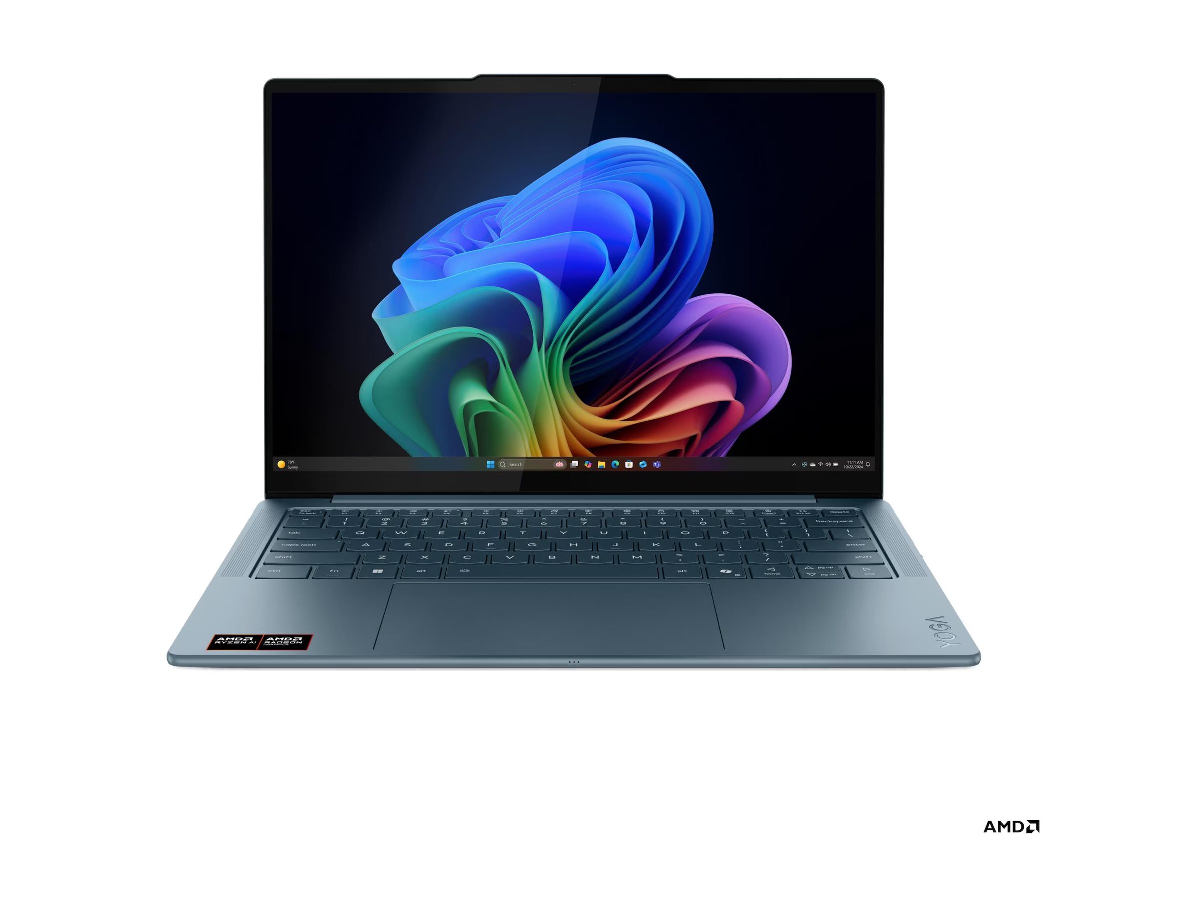 Lenovo Yoga Slim 7 14AKP10 14 WUXGA AMD AI R5 340/16GB/512GB/AMD Radeon 840M Graphics/WIN11 Home/Nordic Backlit kbd/Tidal Teal/2Y Warranty | Lenovo Yoga (w/o 65W Power adapter) Slim 7 14AKP10 | Tidal Teal | 14 " | OLED | WUXGA | 1920 x 1200 pixels | 60 Hz | Glossy | AMD Ryzen AI 5 | 340 | 16 GB | LPDDR5 | Solid-state drive capacity 512 GB | AMD Radeon Graphics | Windows Home 11 | 802.11be | Bluetooth version 5.4 | Keyboard language Nordic | Keyboard backlit | Warranty 24 month(s) | Battery warranty 12 month(s) - Image 2