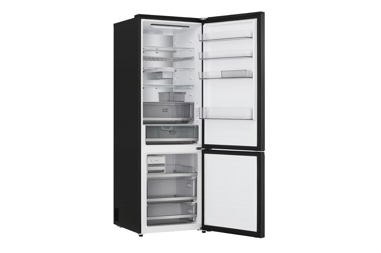 LG Refrigerator | GBBW726CEV | Energy efficiency class C | Free standing | Combi | Height 203 cm | Fridge net capacity 326 L | Freezer net capacity 139 L | Display | 33 dB | Black Steel - Image 15