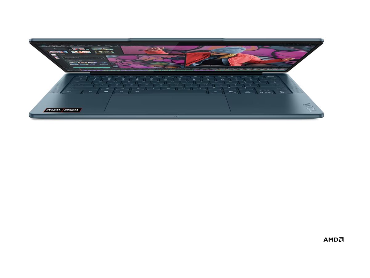 Lenovo Yoga Slim 7 14AKP10 14 WUXGA AMD AI R7 350/16GB/512GB/AMD Radeon 860M Graphics/WIN11 Home/ENG Backlit kbd/Tidal Teal/2Y Warranty | Lenovo Yoga (w/o 65W Power adapter) Slim 7 14AKP10 | Tidal Teal | 14 " | OLED | WUXGA | 1920 x 1200 pixels | 60 Hz | Glossy | AMD Ryzen AI 7 | 350 | 16 GB | LPDDR5 | Solid-state drive capacity 512 GB | AMD Radeon Graphics | Windows Home 11 | 802.11be | Bluetooth version 5.4 | Keyboard language US international | Keyboard backlit | Warranty 24 month(s) | Battery warranty 12 month(s) - Image 13