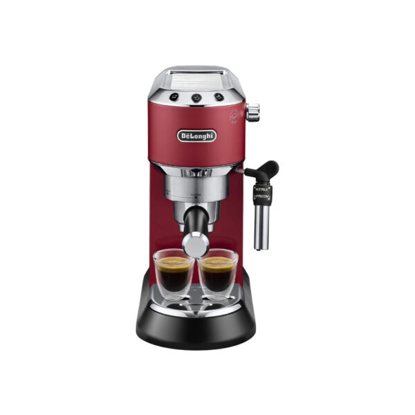 Delonghi | Espresso Coffee Maker | Dedica Style EC 685.R | Pump pressure 15 bar | Built-in milk frother | Semi-automatic | 1300 W | Red