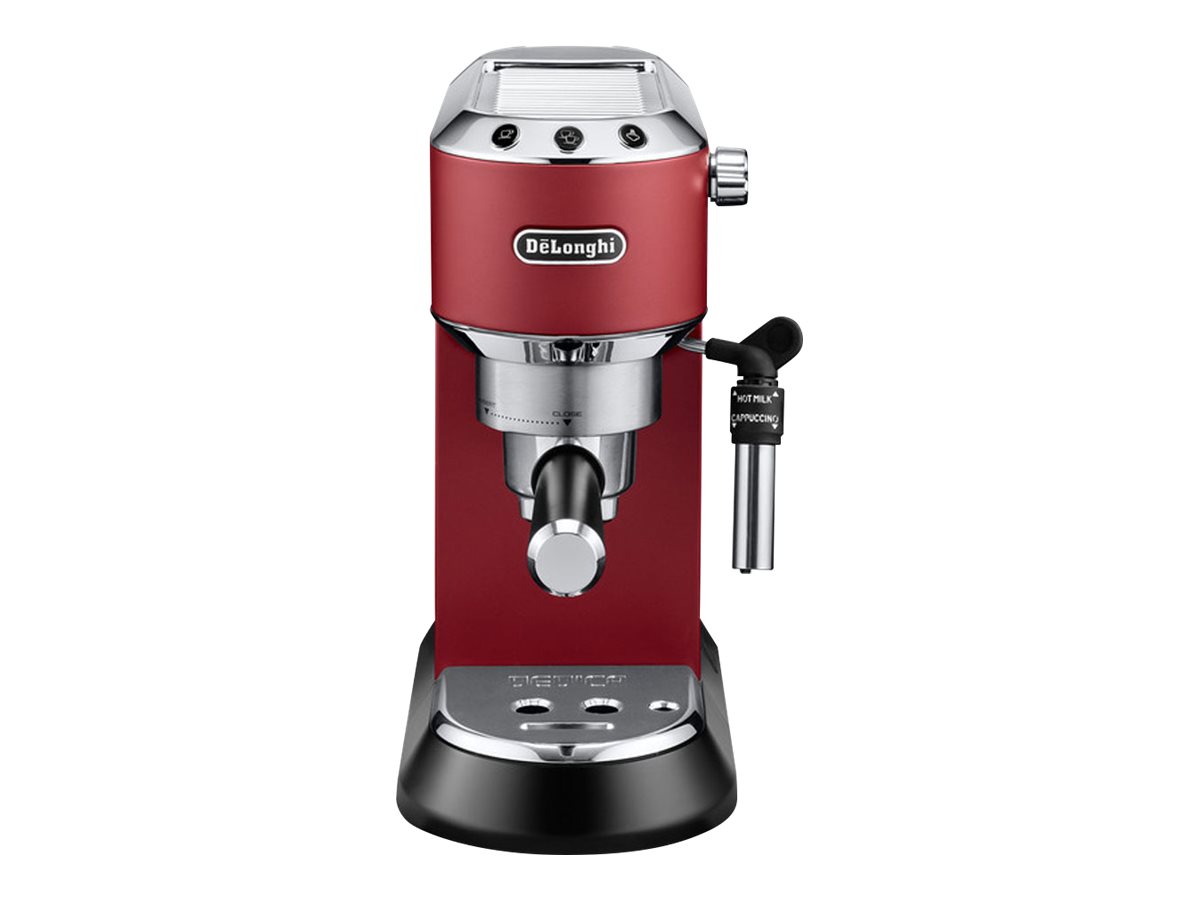 Delonghi | Espresso Coffee Maker | Dedica Style EC 685.R | Pump pressure 15 bar | Built-in milk frother | Semi-automatic | 1300 W | Red - Image 4