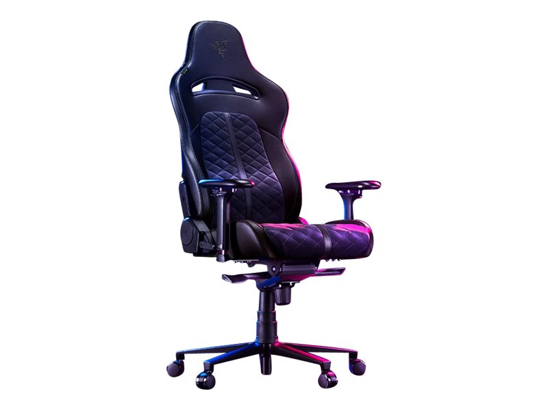 Razer Enki Ergonomic Gaming Chair EPU Synthetic Leather; Steel | Black - Image 2