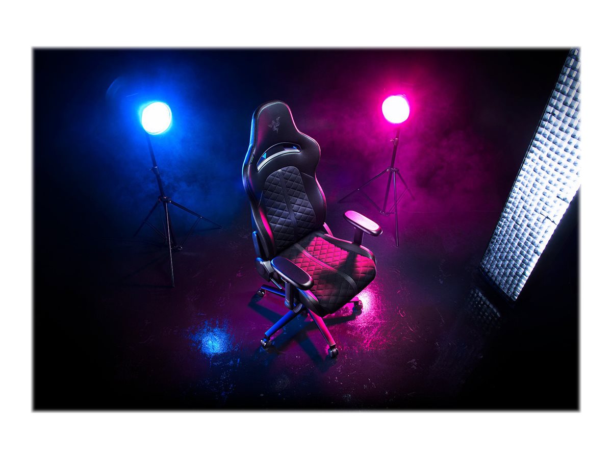 Razer Enki Ergonomic Gaming Chair EPU Synthetic Leather; Steel | Black - Image 8