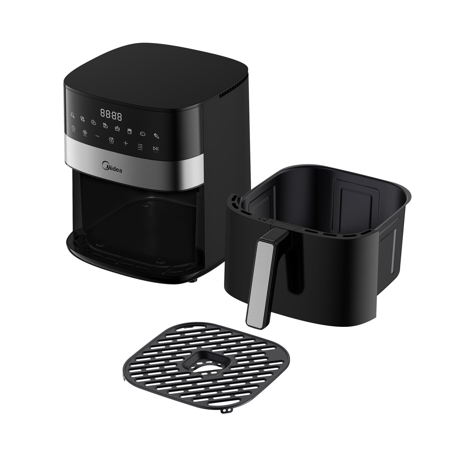 Midea Air fryer | MF-CN65E | Power 1700 W | Capacity 6.5 L | Black - Image 9