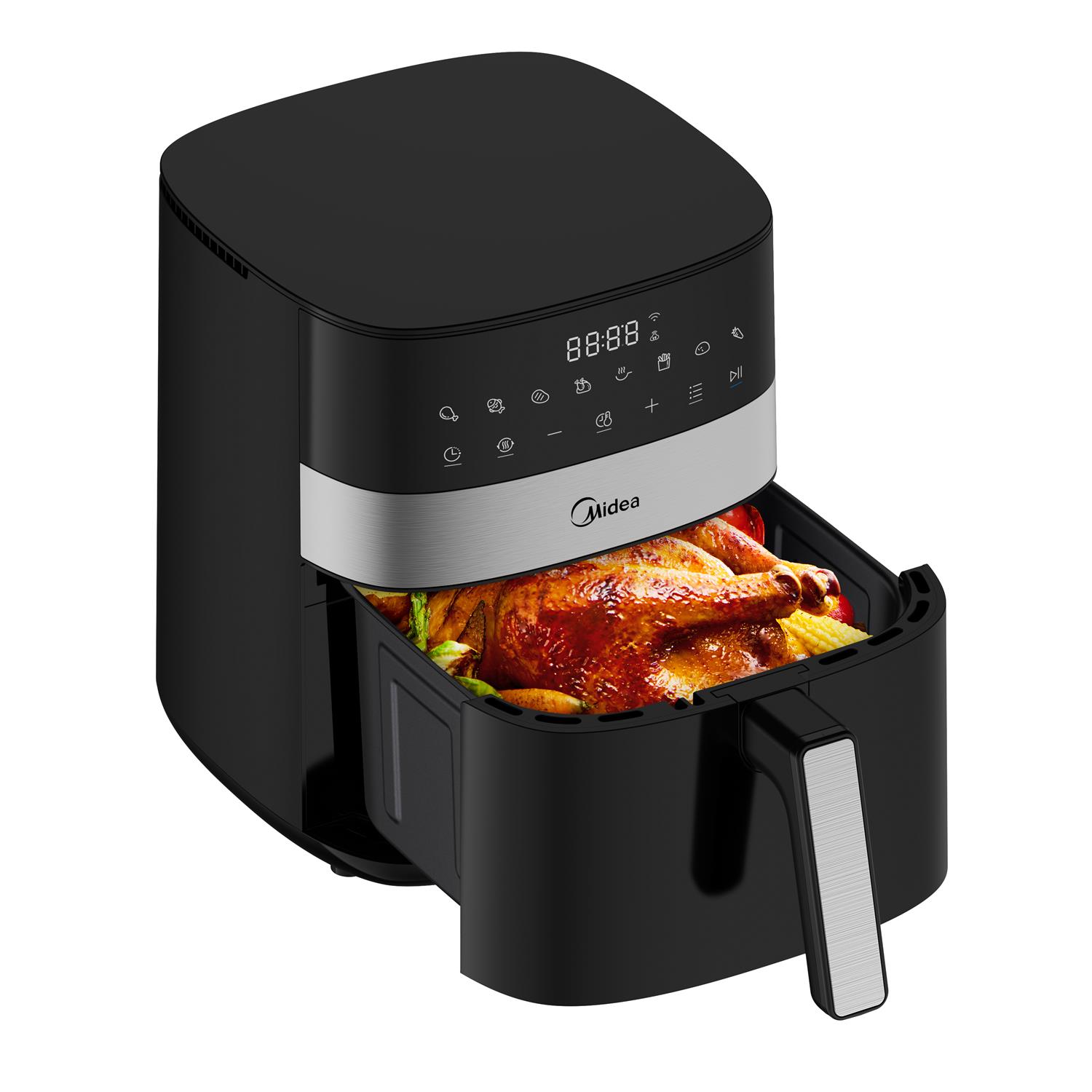 Midea Air fryer | MF-CN65E | Power 1700 W | Capacity 6.5 L | Black - Image 11