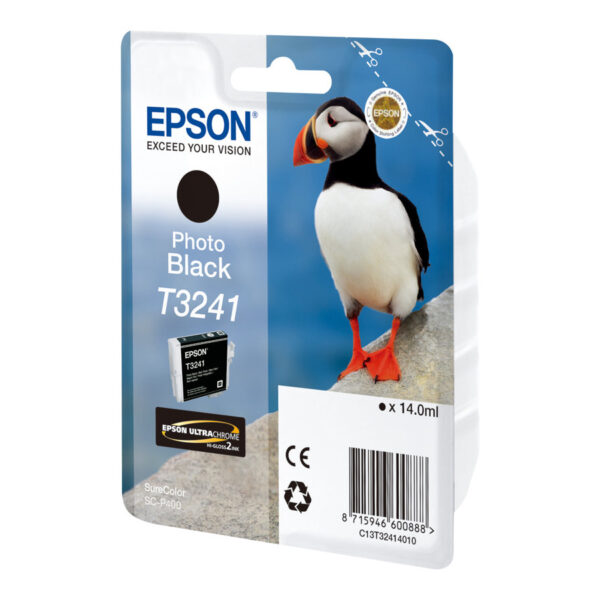 Epson T3241 | Ink Cartridge | Photo Black