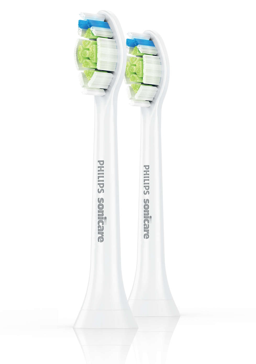 Philips | Toothbrush replacement | HX6062/10 | Heads | For adults | Number of brush heads included 2 | Number of teeth brushing modes Does not apply | White