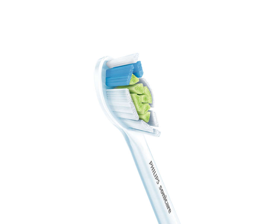 Philips | Toothbrush replacement | HX6062/10 | Heads | For adults | Number of brush heads included 2 | Number of teeth brushing modes Does not apply | White - Image 2