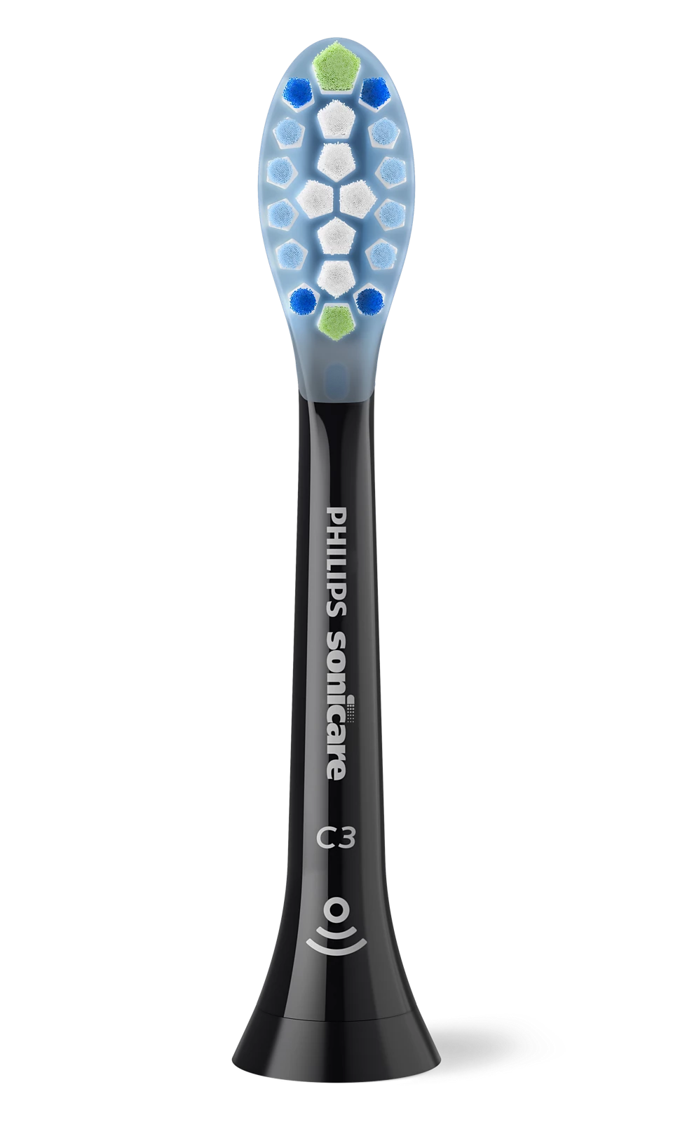 Philips | Replacement brush heads | HX9044/88 Sonicare Premium Plaque Defence | Heads | For adults | Number of brush heads included 4 | Black - Image 2