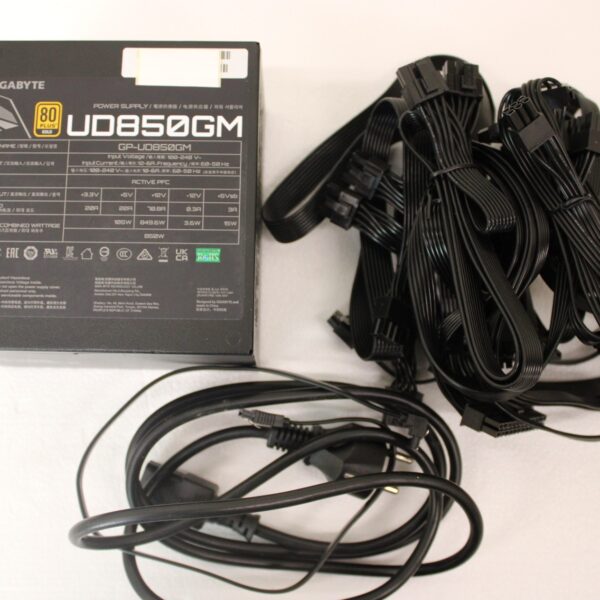 SALE OUT. Gigabyte PSU | GP-UD850GM | 850 W | USED, REFURBISHED, MISSING MANUALS