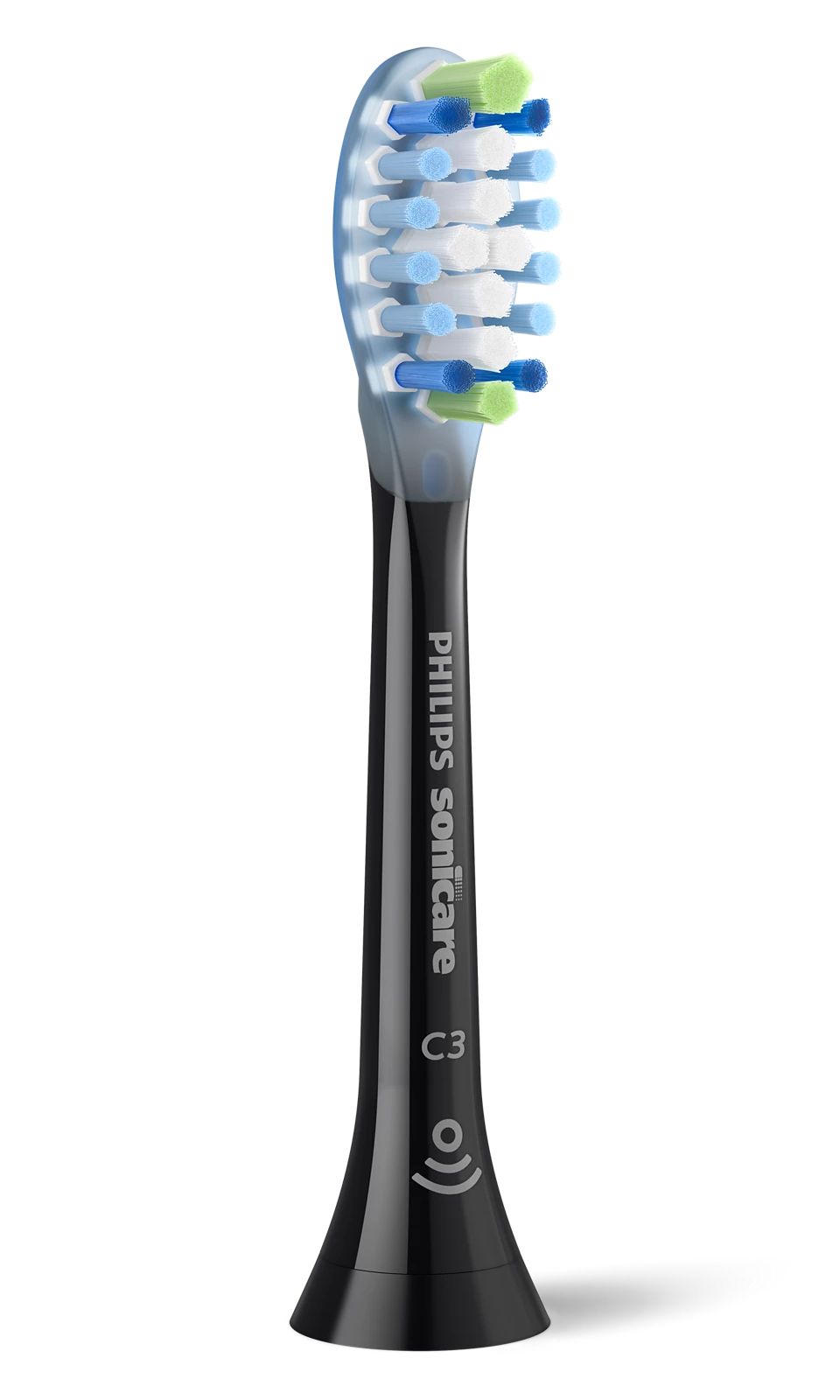 Philips | Replacement brush heads | HX9044/88 Sonicare Premium Plaque Defence | Heads | For adults | Number of brush heads included 4 | Black - Image 3