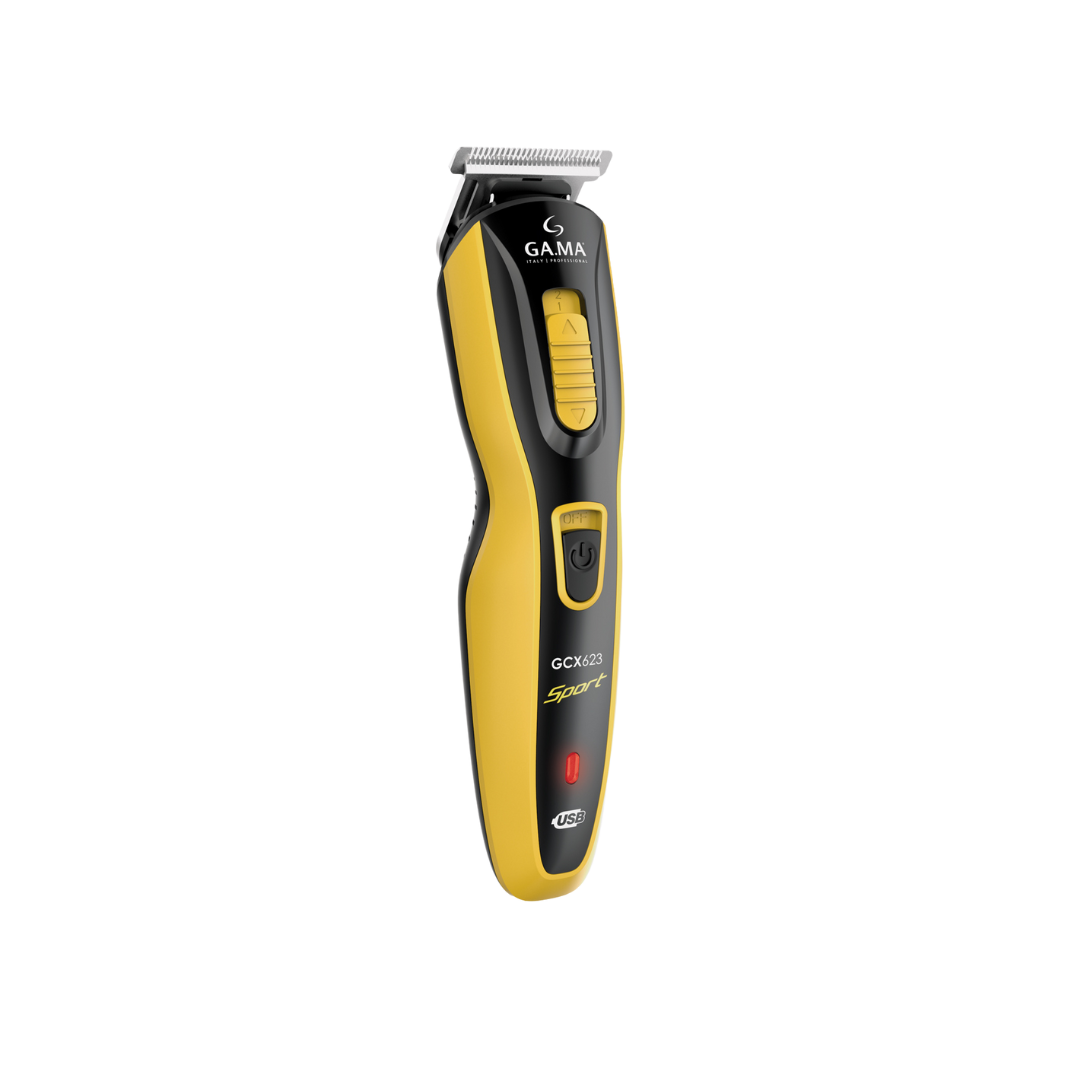 GA.MA Multifunctional Hair Clipper | GM3270 Sport | Corded/Cordless | Number of length steps 4 | Black/Yellow - Image 3