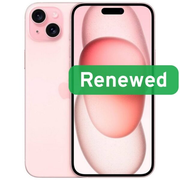 Apple Renewed Grade A++ | Apple iPhone 15 | Pink | 6.1 " | Super Retina XDR OLED | 128 GB | 5G | iOS