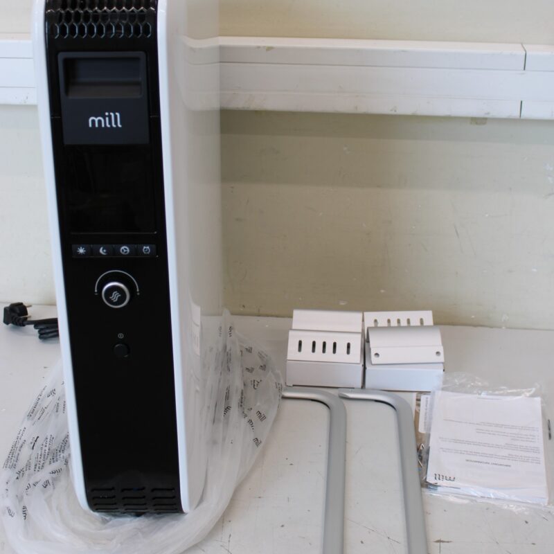 SALE OUT. | Mill | Heater | AB-H2000DN | Oil Filled Radiator | 2000 W W | Number of power levels 3 | Suitable for rooms up to 24-34 m³ | White | DAMAGED PACKAGING, USED, INCOMPLETE SET | 230 V V - Image 2