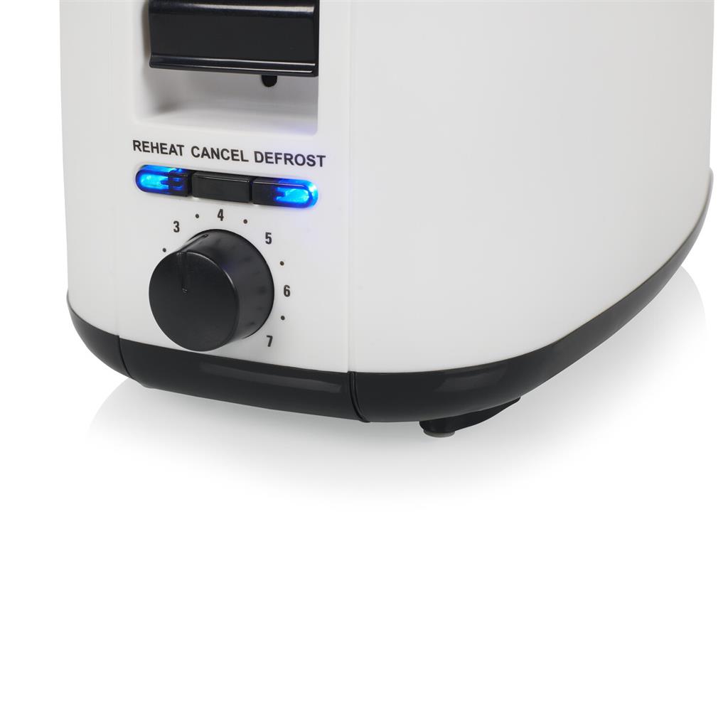 Tristar Toaster | BR-1055 | Power 750 W | Number of slots 2 | Housing material Plastic | White - Image 3