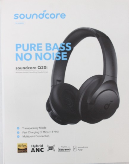 SALE OUT. Anker Soundcore Q20i Over-ear Headphones, Black | SALE OUT. Anker Soundcore | Headphones | Q20i | Bluetooth | Over-ear | Microphone | Black | DEMO | Wireless