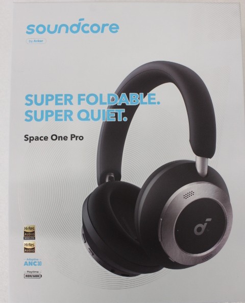 SALE OUT. Anker Soundcore Space One Pro Over-ear Headphones, Black | SALE OUT. Anker Soundcore | Foldable Headphones | Space One Pro | Bluetooth | Over-ear | Microphone | Jet Black | DEMO | Wireless