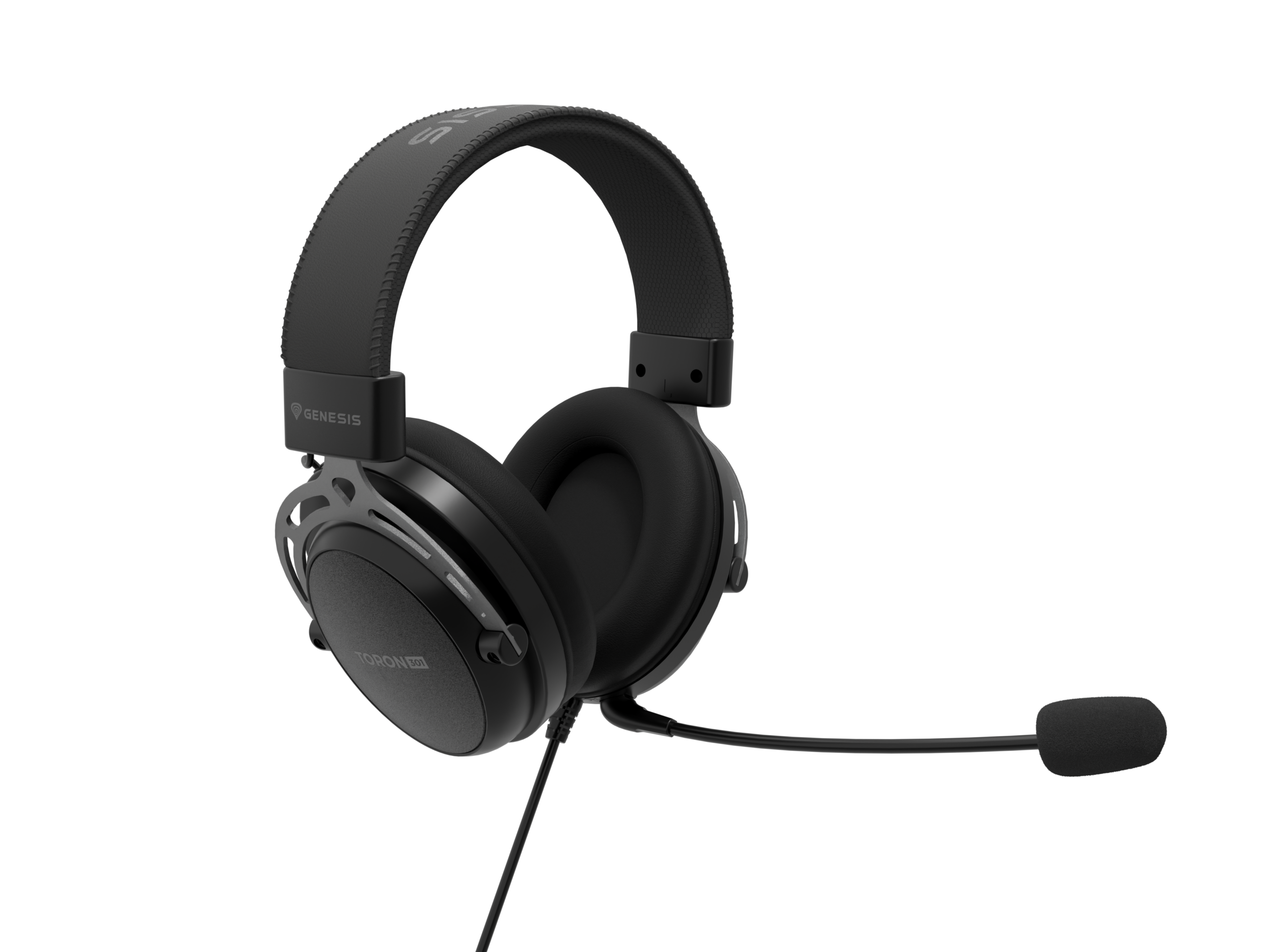Genesis | Gaming Headset | Toron 301 | Wired | Over-Ear | Microphone | Black - Image 2