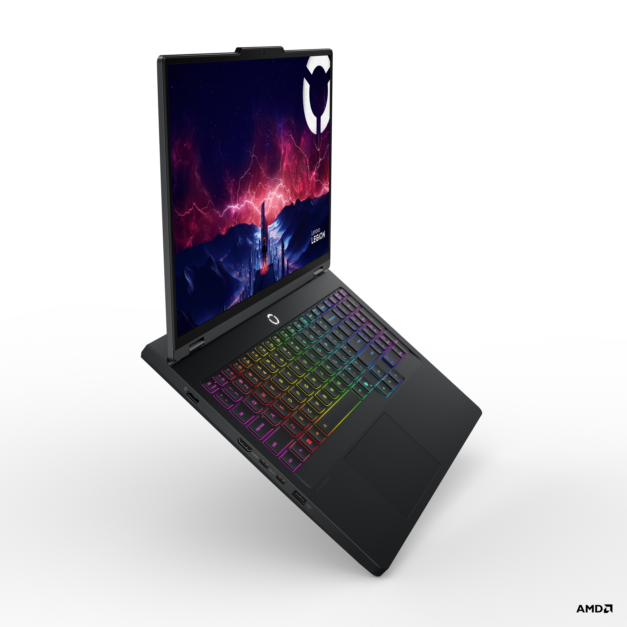 Lenovo Legion Pro 5 16ADR10 | Eclipse Black | 16 " | IPS | WQXGA | 2560 x 1600 pixels | 240 Hz | Anti-glare | AMD Ryzen 9 | 8945HX | 32 GB | SO-DIMM DDR5 | Solid-state drive capacity 1000 GB | NVIDIA GeForce RTX 5070 | GDDR7 | 8 GB | Windows 11 Home | 802.11be | Bluetooth version 5.4 | Keyboard language US international | Keyboard backlit | Warranty 24 month(s) | Battery warranty 12 month(s) - Image 7