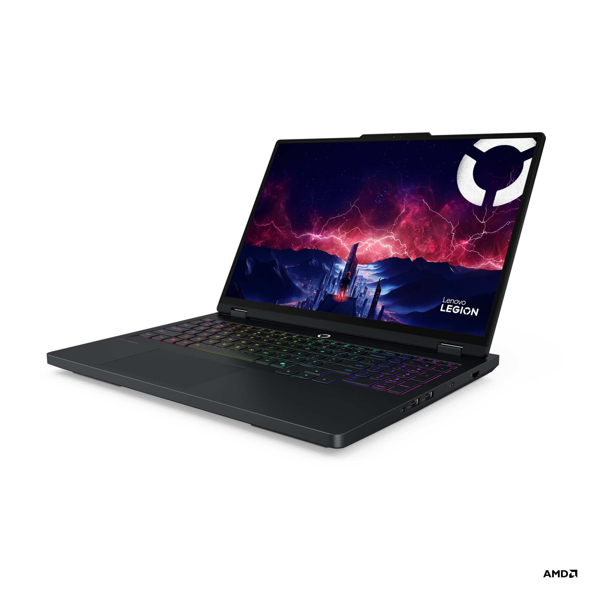 Lenovo Legion Pro 5 16AFR10 | Eclipse Black | 16 " | OLED | WQXGA | 2560 x 1600 pixels | 165 Hz | Glossy | AMD Ryzen 9 | 9955HX | 32 (2x16GB) GB | SO-DIMM DDR5 | Solid-state drive capacity 1000 GB | NVIDIA GeForce RTX 5070 | GDDR7 | 8 GB | Windows 11 Home | 802.11be | Bluetooth version 5.4 | Keyboard language US international | Keyboard backlit | Warranty 24 month(s) | Battery warranty 12 month(s) - Image 5