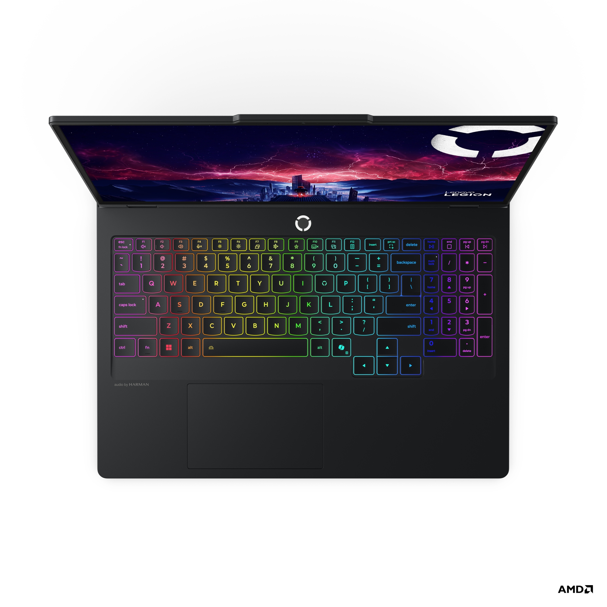 Lenovo Legion Pro 5 16AFR10 | Eclipse Black | 16 " | OLED | WQXGA | 2560 x 1600 pixels | 165 Hz | Glossy | AMD Ryzen 9 | 9955HX | 32 (2x16GB) GB | SO-DIMM DDR5 | Solid-state drive capacity 1000 GB | NVIDIA GeForce RTX 5070 | GDDR7 | 8 GB | Windows 11 Home | 802.11be | Bluetooth version 5.4 | Keyboard language US international | Keyboard backlit | Warranty 24 month(s) | Battery warranty 12 month(s) - Image 44