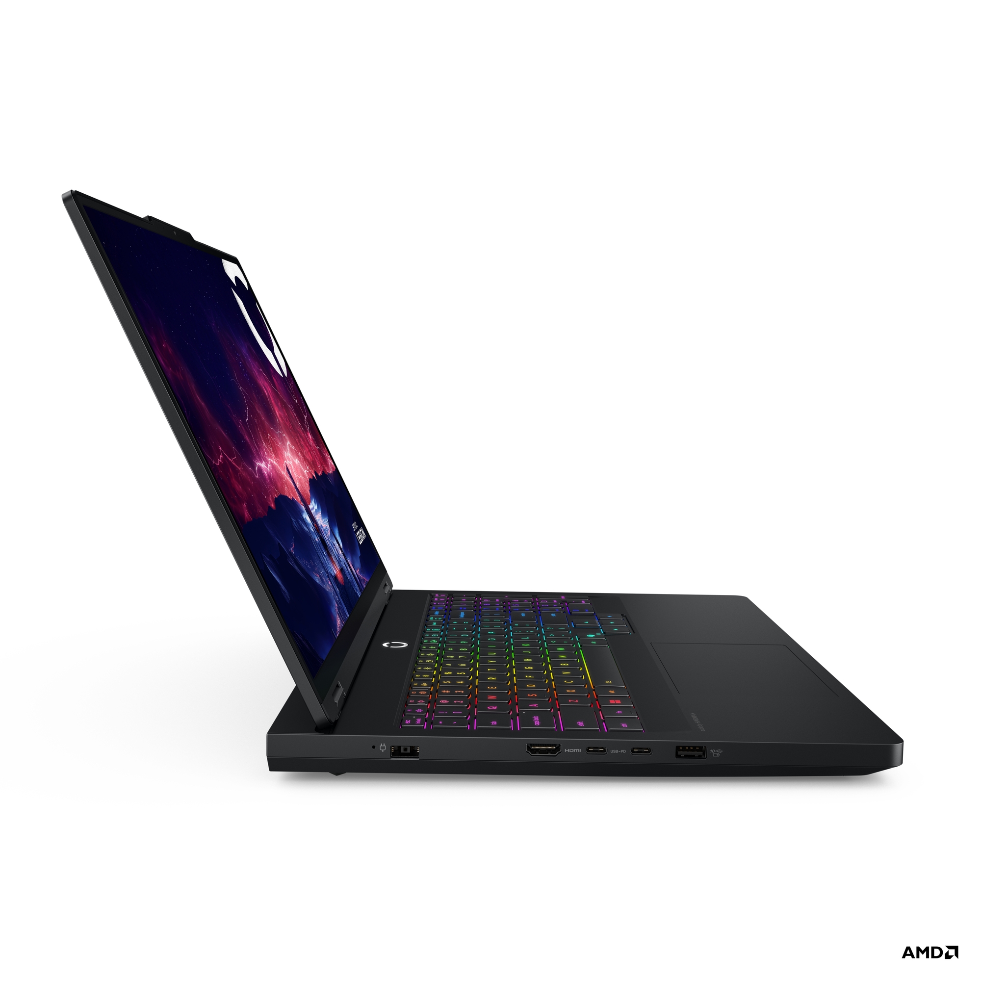 Lenovo Legion Pro 5 16AFR10 | Eclipse Black | 16 " | OLED | WQXGA | 2560 x 1600 pixels | 165 Hz | Glossy | AMD Ryzen 9 | 9955HX | 32 (2x16GB) GB | SO-DIMM DDR5 | Solid-state drive capacity 1000 GB | NVIDIA GeForce RTX 5070 | GDDR7 | 8 GB | Windows 11 Home | 802.11be | Bluetooth version 5.4 | Keyboard language US international | Keyboard backlit | Warranty 24 month(s) | Battery warranty 12 month(s) - Image 47