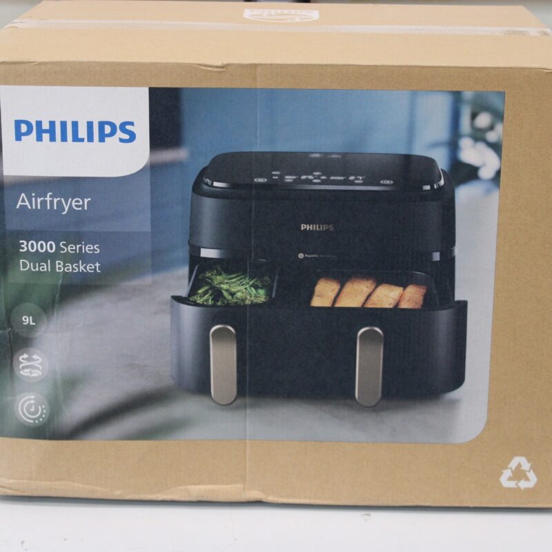 SALE OUT. Philips | Airfryer | NA352/00 | Power 2750 W | Capacity 9 L | Rapid Air technology | Charcoal Grey/Copper | DAMAGED PACKAGING