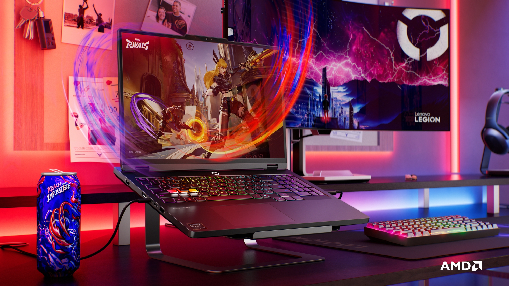 Lenovo Legion Pro 5 16AFR10 | Eclipse Black | 16 " | OLED | WQXGA | 2560 x 1600 pixels | 165 Hz | Glossy | AMD Ryzen 9 | 9955HX | 32 (2x16GB) GB | SO-DIMM DDR5 | Solid-state drive capacity 1000 GB | NVIDIA GeForce RTX 5070 | GDDR7 | 8 GB | Windows 11 Home | 802.11be | Bluetooth version 5.4 | Keyboard language US international | Keyboard backlit | Warranty 24 month(s) | Battery warranty 12 month(s) - Image 62