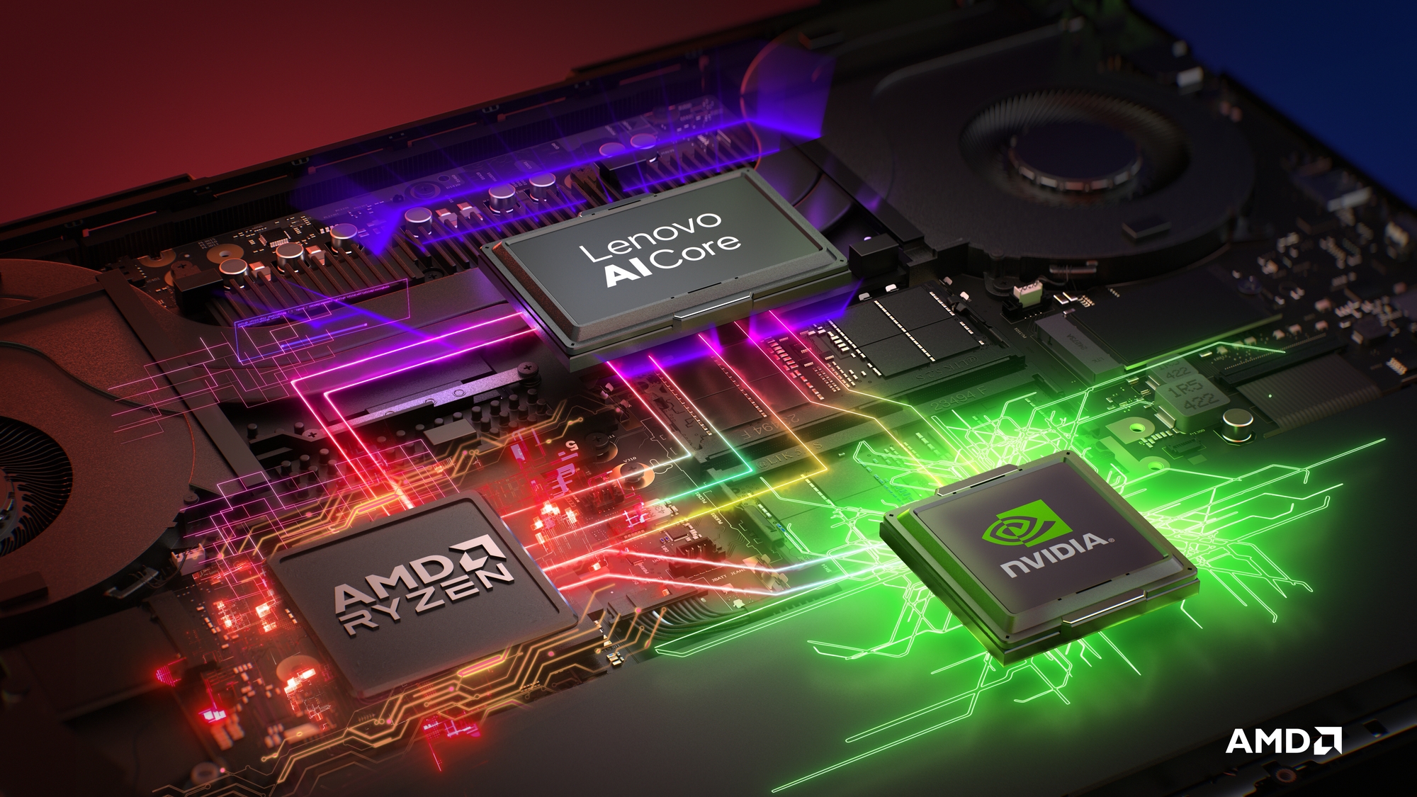 Lenovo Legion Pro 5 16AFR10 | Eclipse Black | 16 " | OLED | WQXGA | 2560 x 1600 pixels | 165 Hz | Glossy | AMD Ryzen 9 | 9955HX | 32 (2x16GB) GB | SO-DIMM DDR5 | Solid-state drive capacity 1000 GB | NVIDIA GeForce RTX 5070 | GDDR7 | 8 GB | Windows 11 Home | 802.11be | Bluetooth version 5.4 | Keyboard language US international | Keyboard backlit | Warranty 24 month(s) | Battery warranty 12 month(s) - Image 70