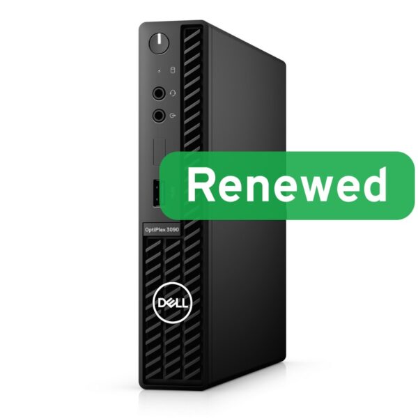 DELL Renewed Grade A | OptiPlex 3090 | Intel Core i5 | i5‑10500T | 8 GB | NVMe SSD | 256 GB | Intel UHD Graphics | Windows 11 Pro