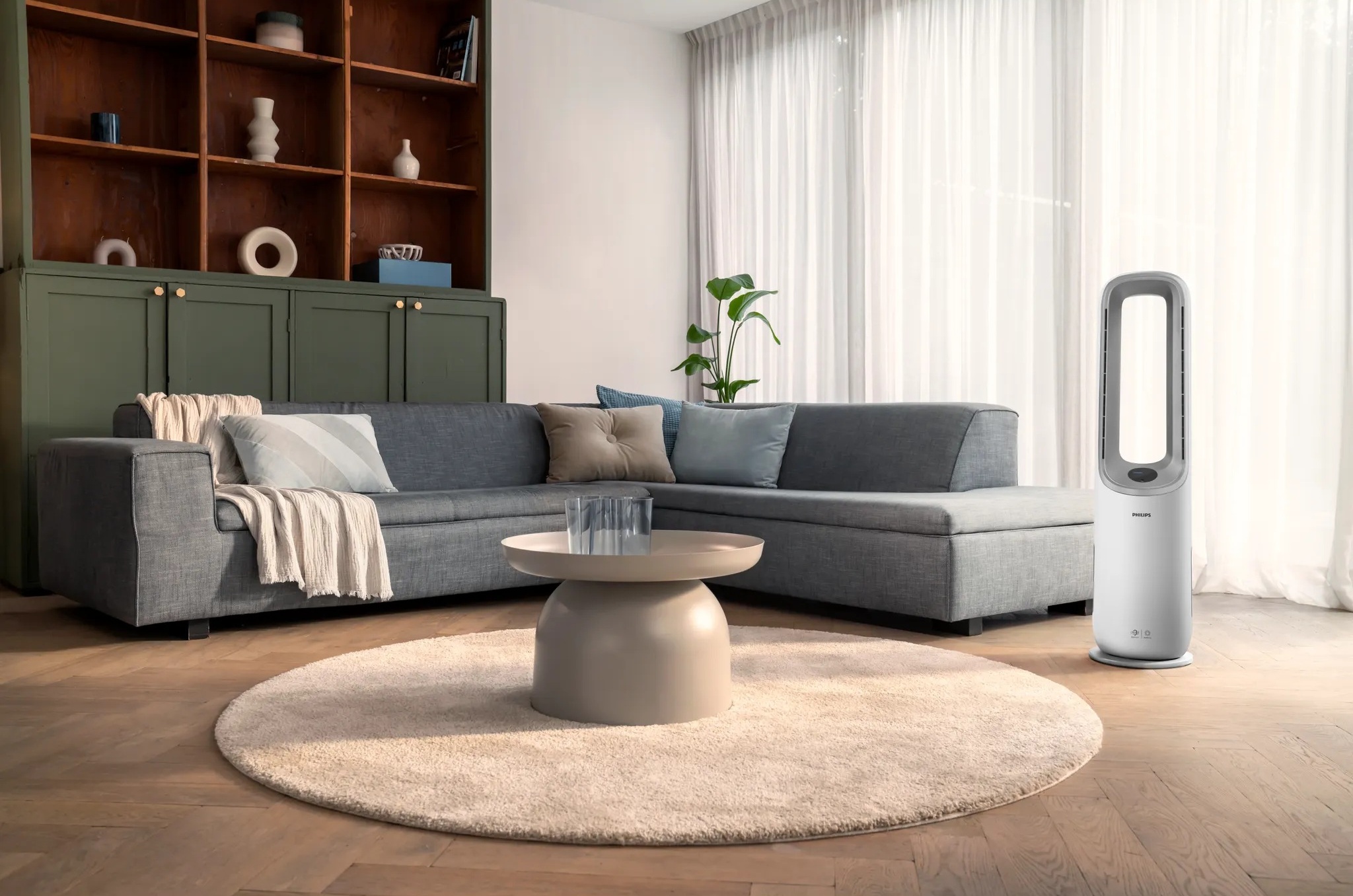 Philips Air Purifier 2 in 1 | AMF765/10 | 40 W | Suitable for rooms up to 70 m² | White/Grey - Image 4