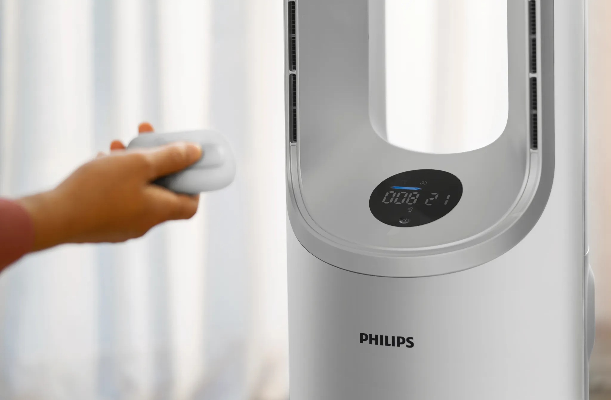 Philips Air Purifier 2 in 1 | AMF765/10 | 40 W | Suitable for rooms up to 70 m² | White/Grey - Image 6