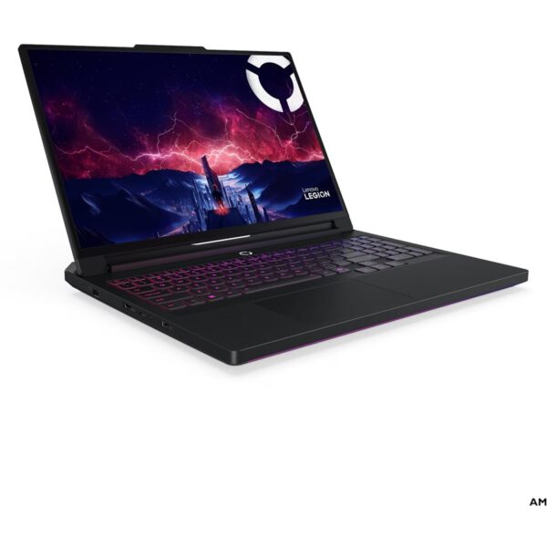 Lenovo Legion Pro 7 16AFR10H AMD | Eclipse Black | 16 " | OLED | WQXGA | 2560 x 1600 pixels | Glossy | AMD Ryzen 9 | 9955HX3D | 32 (2x16GB) GB | SODIMM DDR5 | Solid-state drive capacity 1000 GB | NVIDIA GeForce RTX 5080 | GDDR7 | 16 GB | Windows 11 Home | 802.11be | Bluetooth version 5.4 | Keyboard language English | Keyboard backlit | Warranty 24 month(s) | Battery warranty 12 month(s)