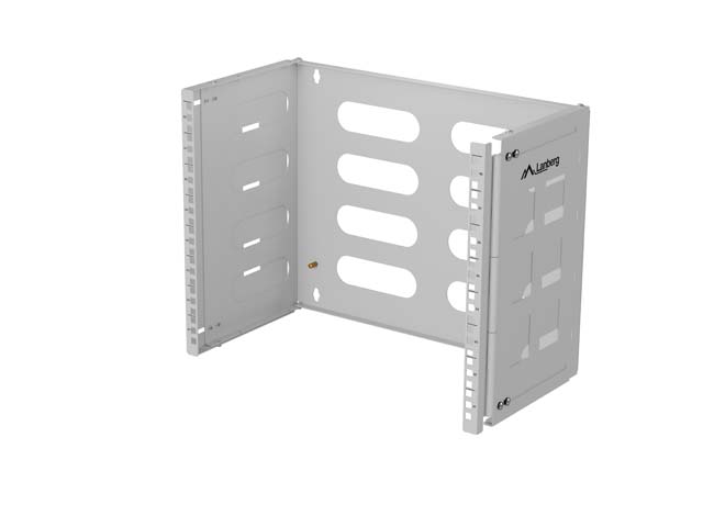 Lanberg Folding Bracket Wall-mount 19" 8U 497x400/240 | FB01-5408-10S | Gray - Image 3