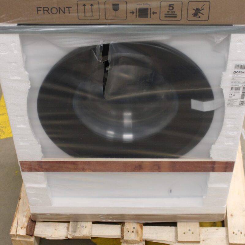 SALE OUT. Gorenje W3NGPI72SBS Washing machine, B, Front loading, 7 kg, 1200 RPM, Depth 43.5 cm, White | Gorenje Washing machine | W3NGPI72SBS | Energy efficiency class B | Front loading | Washing capacity 7 kg | 1200 RPM | Depth 43.5 cm | Width 59.5 cm | Display | LCD | Steam function | DAMAGED PACKAGING, SCRATCHED ON THE DOOR