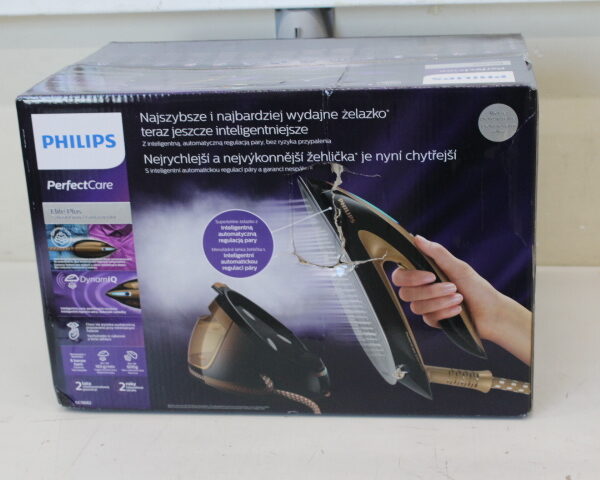 SALE OUT.  | Philips PerfectCare Elite Ironing system | GC9682/80 | Iron | 2700 W | Water tank capacity 1800 ml | Continuous steam 165 g/min | Black | DAMAGED PACKAGING