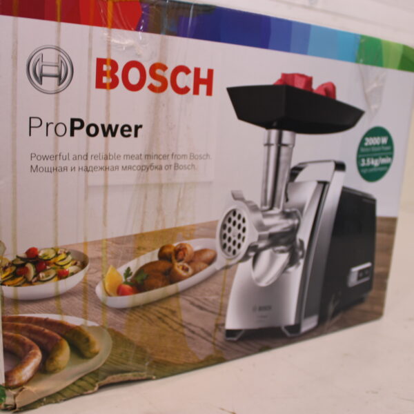 SALE OUT. Bosch Meat Grinder | MFW67440 ProPower | Black | 2000 W | Number of speeds 1 | Throughput (kg/min) 3.5 | DAMAGED PACKAGING
