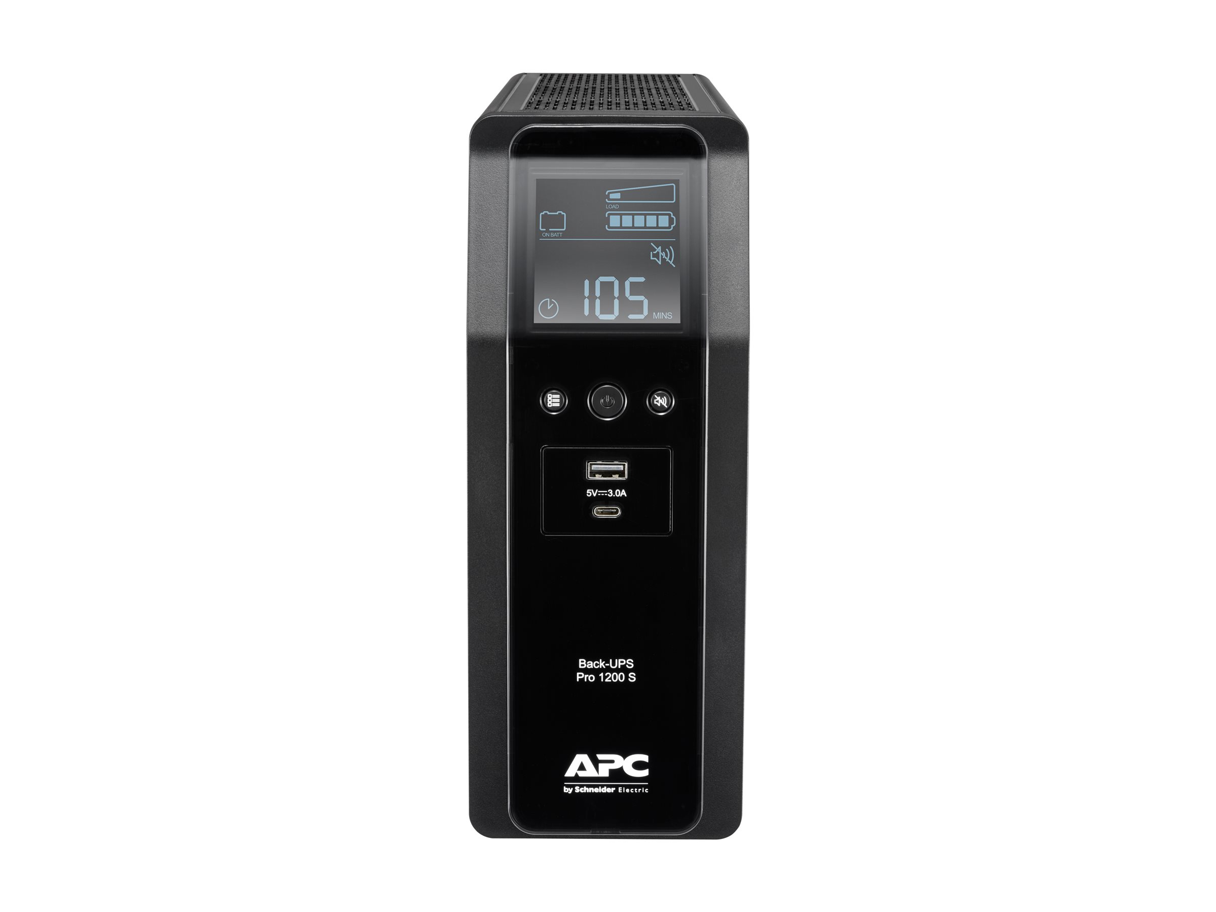 Schneider Electric APC Back-UPS Pro, tower, 230V, 8x IEC C13 outlets, sine wave, AVR, USB Type A+C ports, LCD, user-replaceable battery | BR1200SI | 1200 VA | 720 W - Image 4