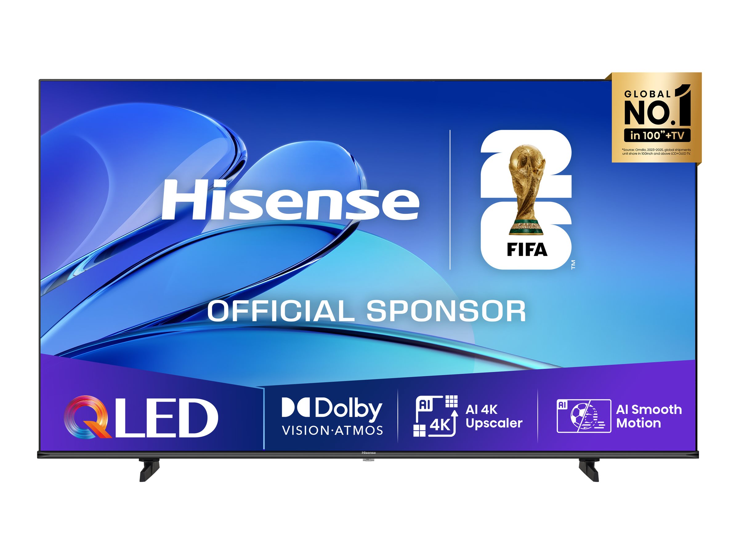 Hisense UHD QLED Smart TV | 55E7Q | 55" | Smart TV | VIDAA OS | UHD | Black - Image 3