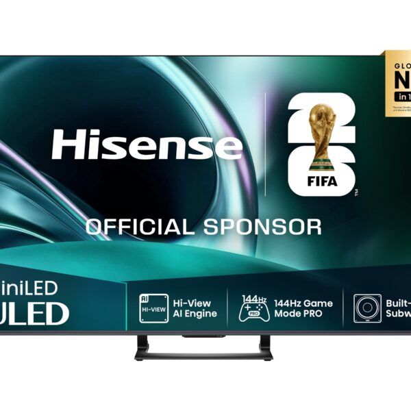 Hisense Mini LED TV | 65U7Q | 65 | Smart TV | VIDAA Smart OS | UHD | Black