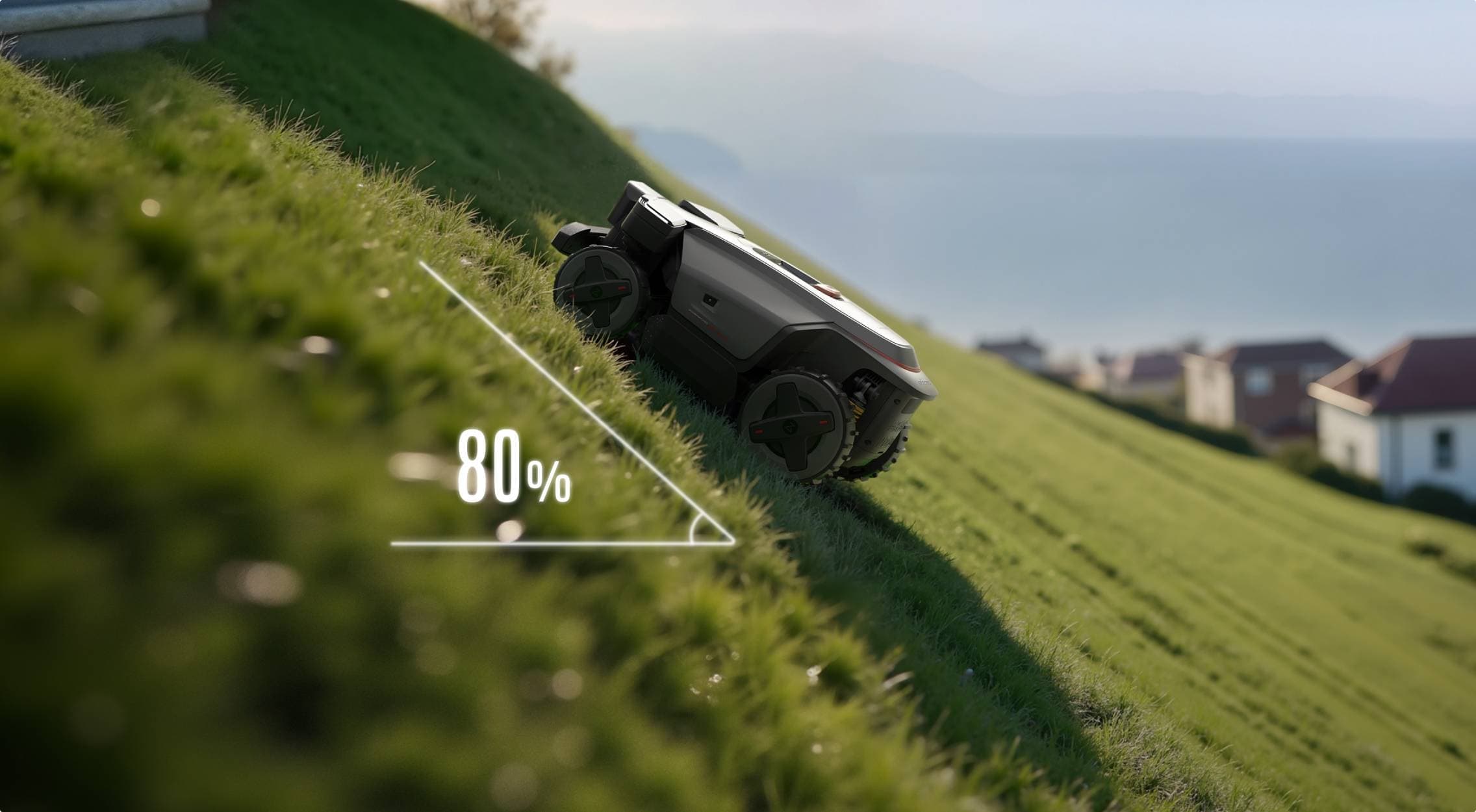 Roborock RockMow Z130 Mower, AWD, 3000m², RTK + VSLAM, (Edge Cutting module sold separately) - Image 8