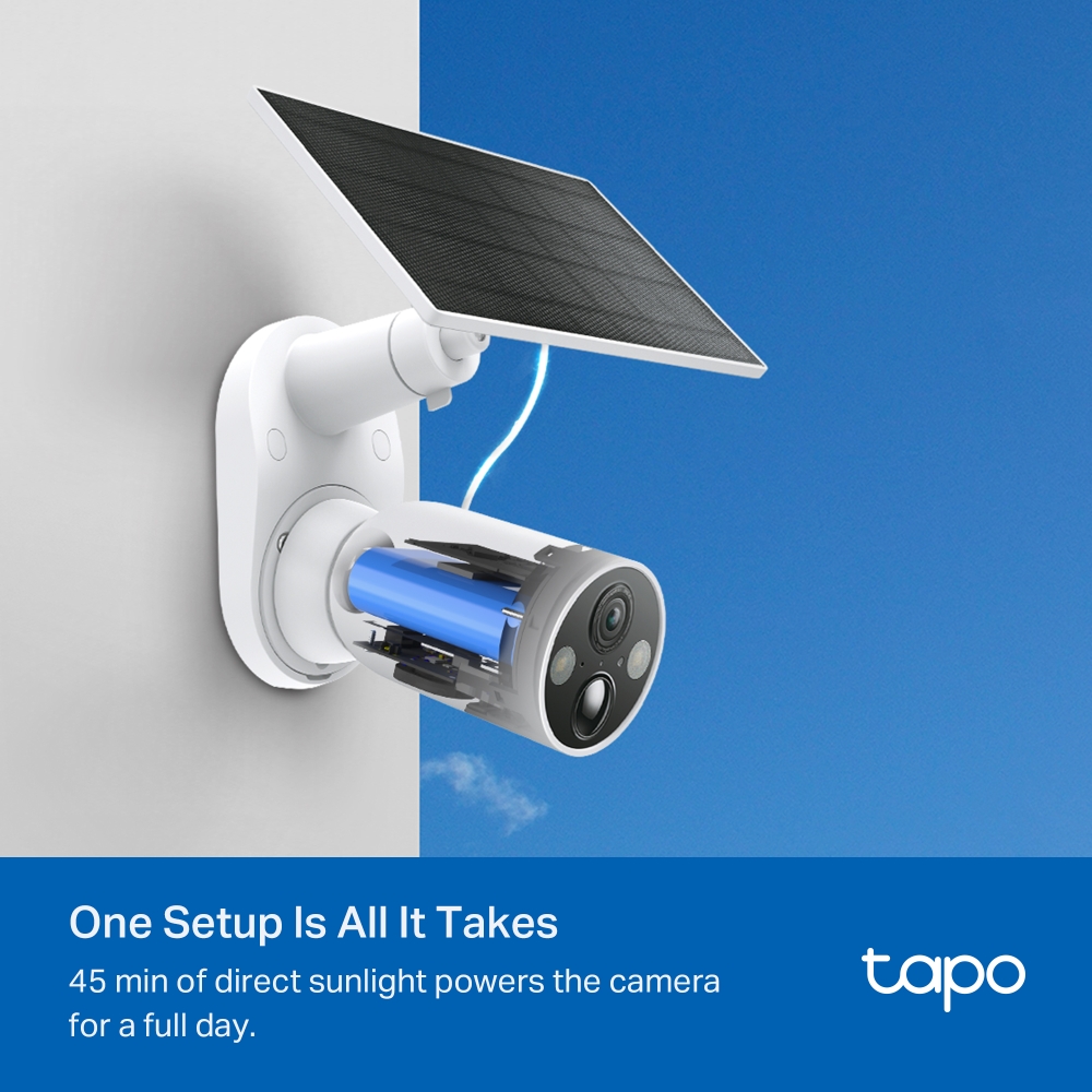 TP-LINK | C425 KIT | Solar-Powered Security Camera Kit | Bullet | 4 MP | F/2.1 | H.264 | microSD, Max. 512GB - Image 6