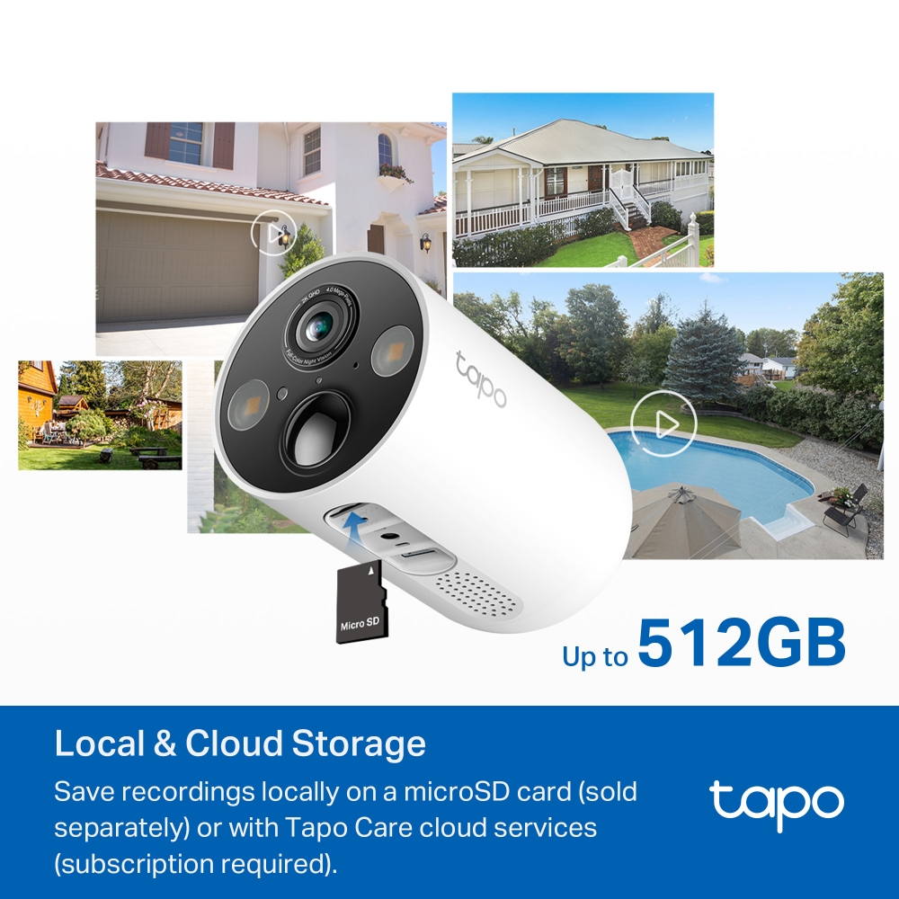 TP-LINK | C425 KIT | Solar-Powered Security Camera Kit | Bullet | 4 MP | F/2.1 | H.264 | microSD, Max. 512GB - Image 12