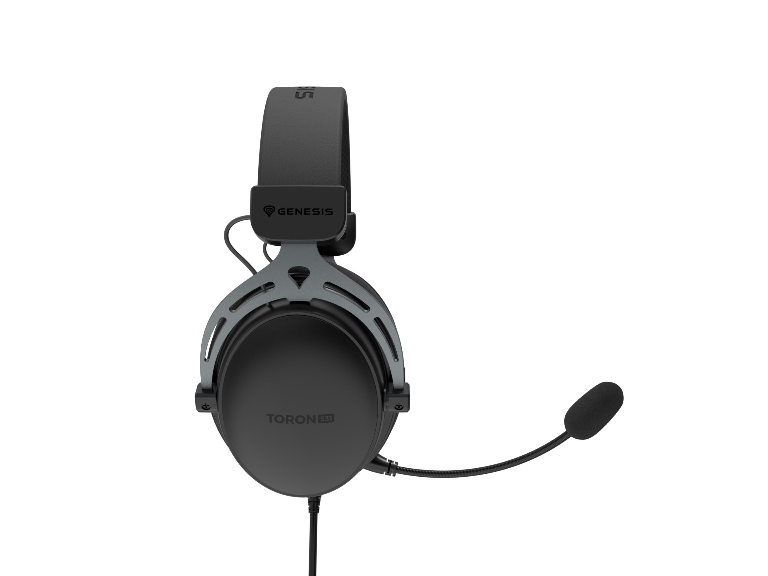 Genesis | Gaming Headset | Toron 531 | Wired | Over-Ear | Microphone | Black - Image 2