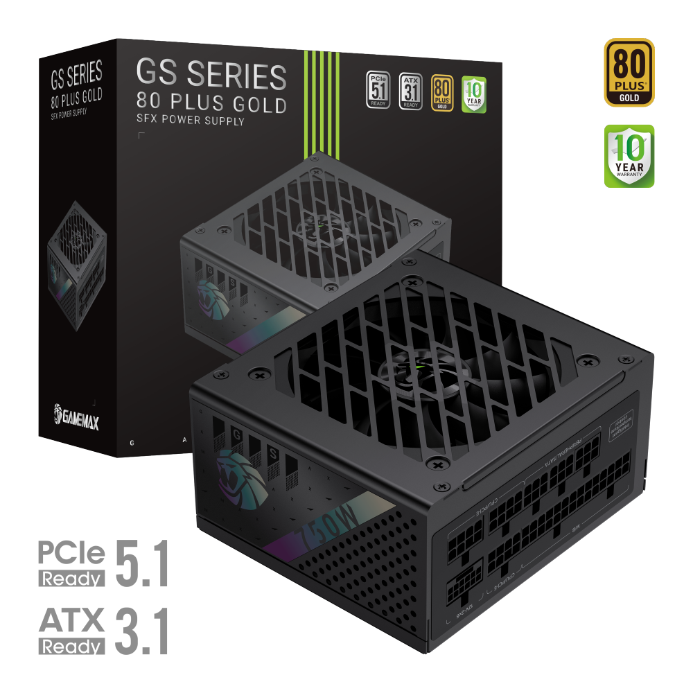 Gamemax PSU | GS 750G | 750 W | SFX | Full Modular