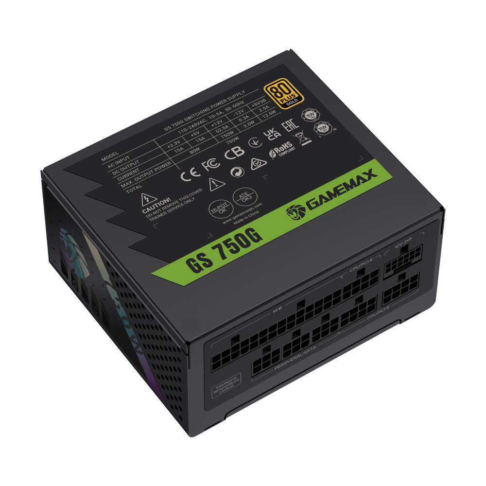 Gamemax PSU | GS 750G | 750 W | SFX | Full Modular - Image 6